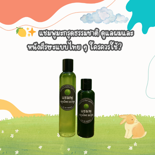 แชมพูมะกรูดธรรมชาติ ดูแลผมและหนังศีรษะแบบไทย ๆ ใครควรใช้